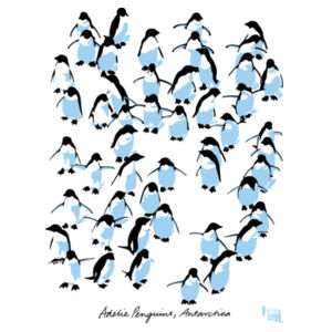 Adelie Penguins Antarctica - Kids Youth T shirt Design