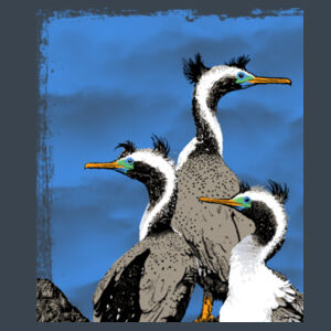 Spotted Shags Banks Peninsula - Womens Maple Tee Design