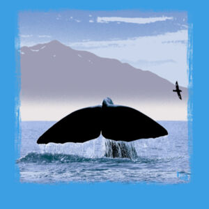 Whale tail Kaikoura - Womens Silhouette Tee Design
