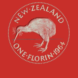 Kiwi florin coin - Kids Youth T shirt Design
