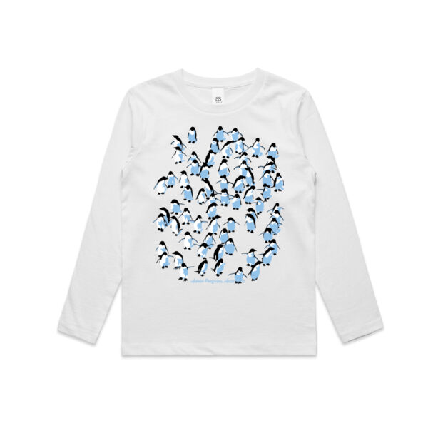 Adelie Penguins Antarctica - Kids Longsleeve Tee Thumbnail