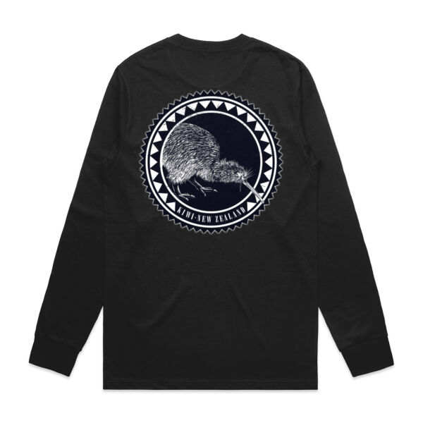Kiwi T-shirt - Mens Classic Long Sleeved Tee Thumbnail