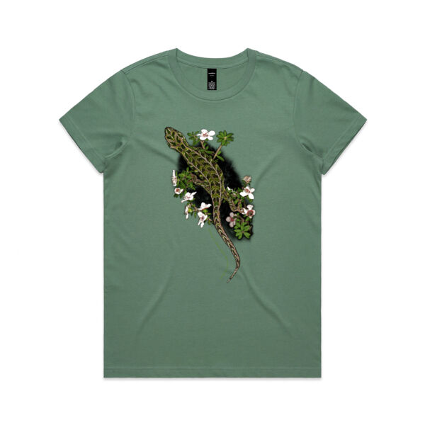 Harlequin gecko t-shirt - Womens Maple Tee Thumbnail