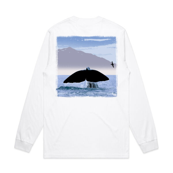 Whale tail Kaikoura - Mens General Long Sleeve Tee Thumbnail