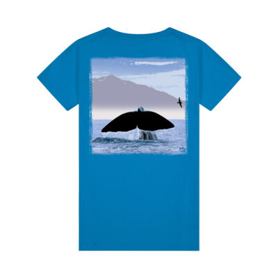 Whale tail Kaikoura - Womens Silhouette Tee Thumbnail