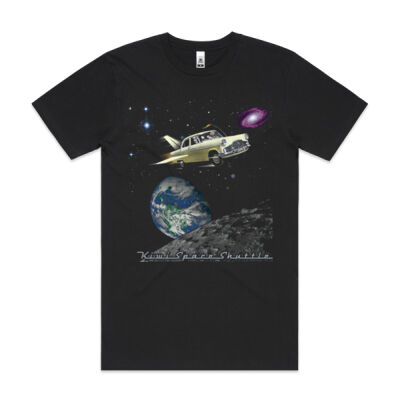  Kiwi Space Shuttle - Mens Block T shirt Thumbnail