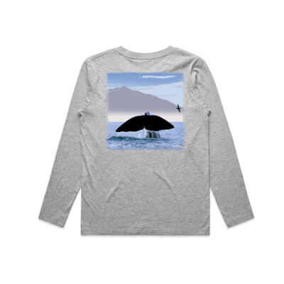 Whale tail Kaikoura - Kids Longsleeve Tee Thumbnail