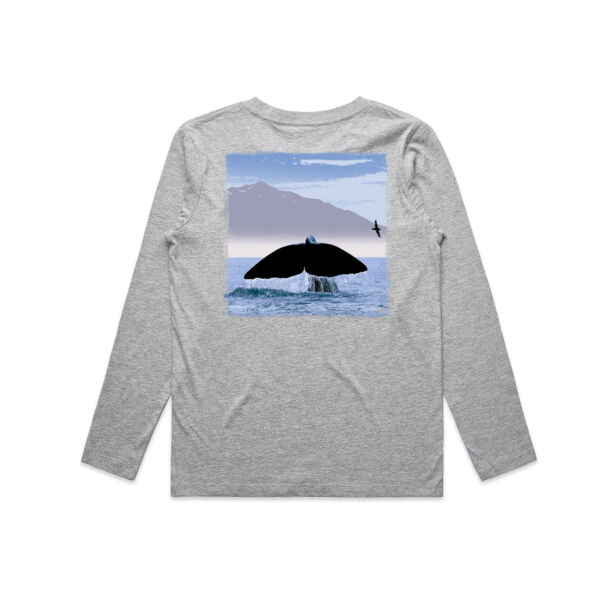 Whale tail Kaikoura - Kids Longsleeve Tee Thumbnail