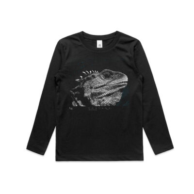 Tuatara t-shirt - Kids Longsleeve Tee Thumbnail