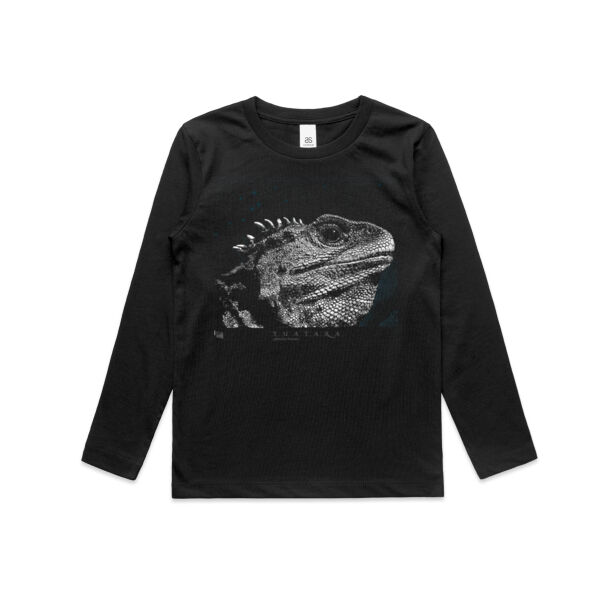 Tuatara t-shirt - Kids Longsleeve Tee Thumbnail