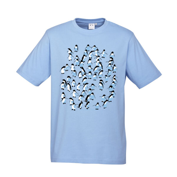 Adelie Penguins Antarctica - Mens Block T shirt Thumbnail